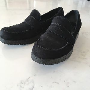 Stuart Weitzman Schooldays Suede Penny Loafer